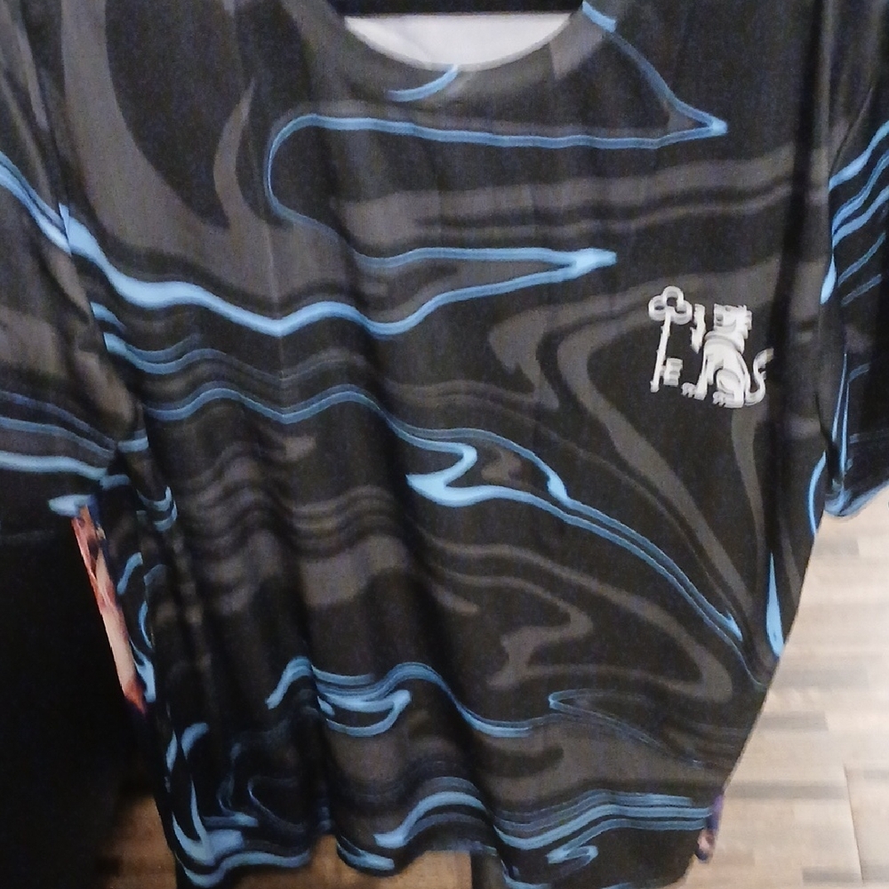 Black and Blue Graphic Tee